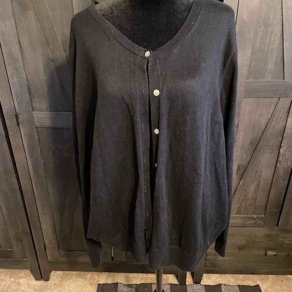 a new day Sweaters - A NEW DAY Black Cardigan Size 2X